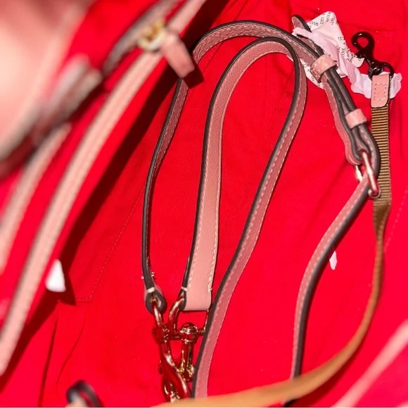 SOLD!!! Dooney & Bourke Small Mauve Pink Sorrento Satchel - Picture 9 of 9